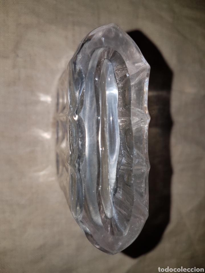 Antigüedades: Antiguo vaso ovalado Cristal soplado La granja - Foto 4 - 120468106