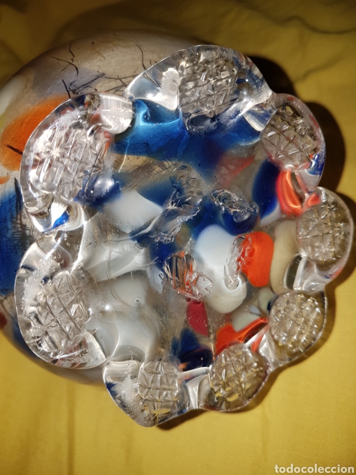 Antig&uuml;edades: Antiguo jarron cristal de murano - Foto 4