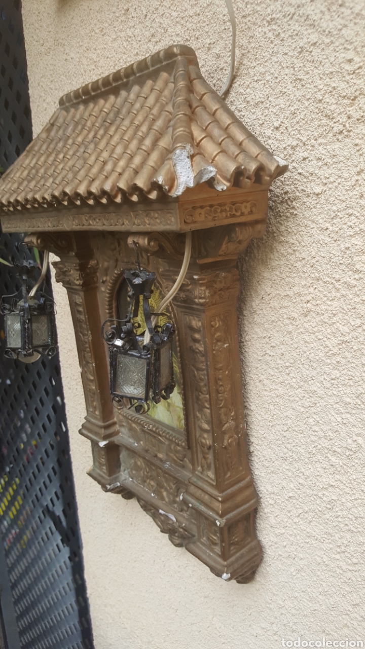 Antig&uuml;edades: Capilla virgen en escayola - Foto 2