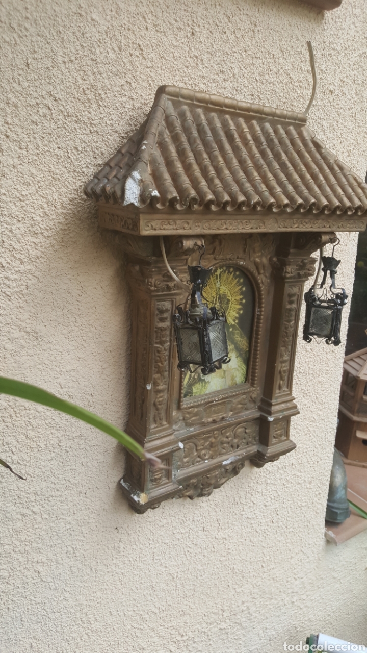 Antig&uuml;edades: Capilla virgen en escayola - Foto 3