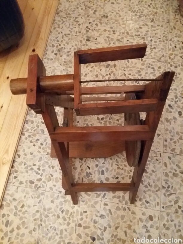 Antig&uuml;edades: Hiladora antigua de madera - Foto 6