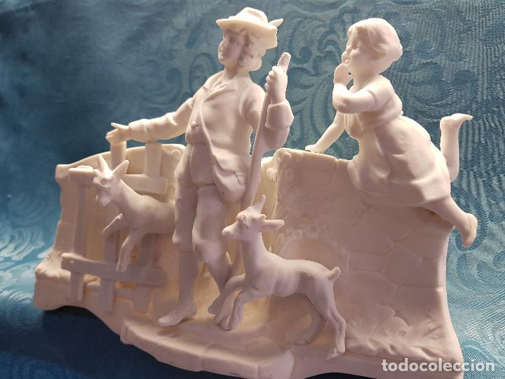 Antig&uuml;edades: BISCUIT  BLANCO  ESCENA  PASTORIL - Foto 5