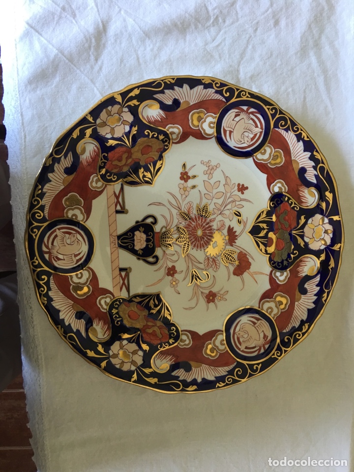 Antig&uuml;edades: Plato de porcelana inglesa - Foto 1