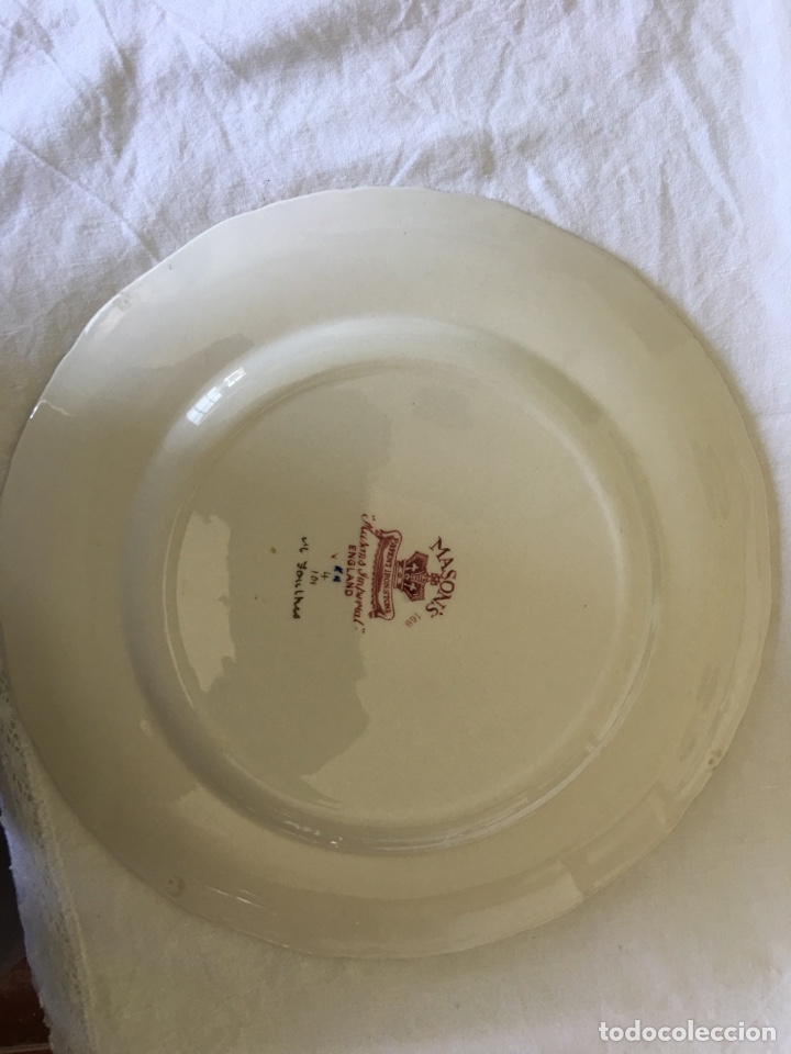 Antig&uuml;edades: Plato de porcelana inglesa - Foto 2