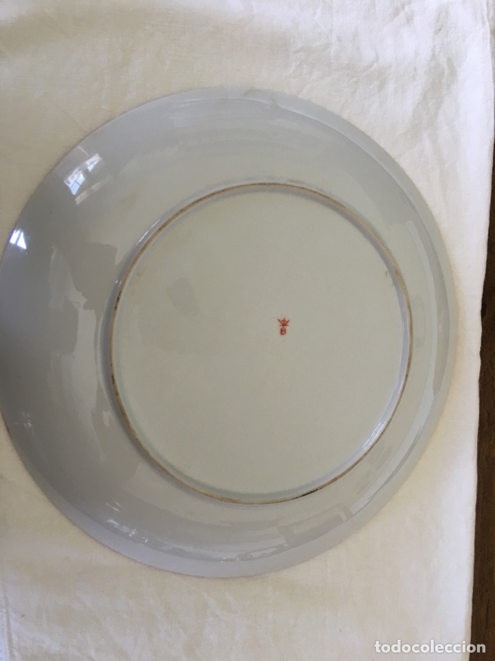 Antig&uuml;edades: Plato de porcelana china - Foto 2