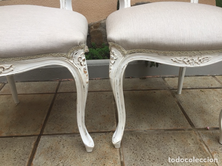 Antig&uuml;edades: Pareja de sillas restauradas - Foto 2