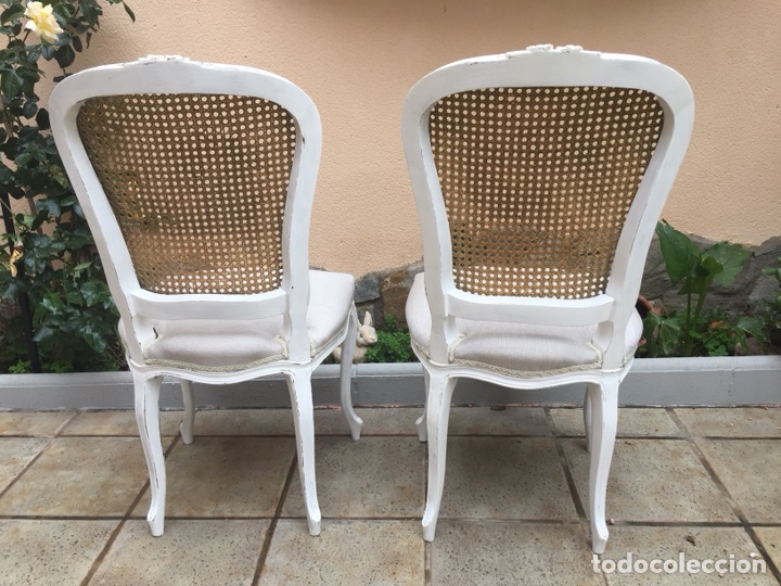 Antig&uuml;edades: Pareja de sillas restauradas - Foto 5