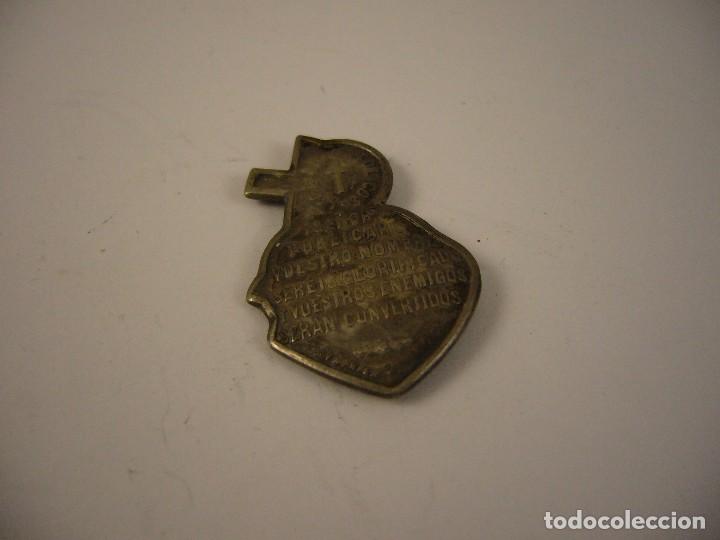 Antig&uuml;edades: Medalla vichier con inscripccion detras - Foto 2