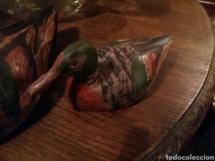 Antig&uuml;edades: Pato de madera peque&ntilde;o - Foto 3