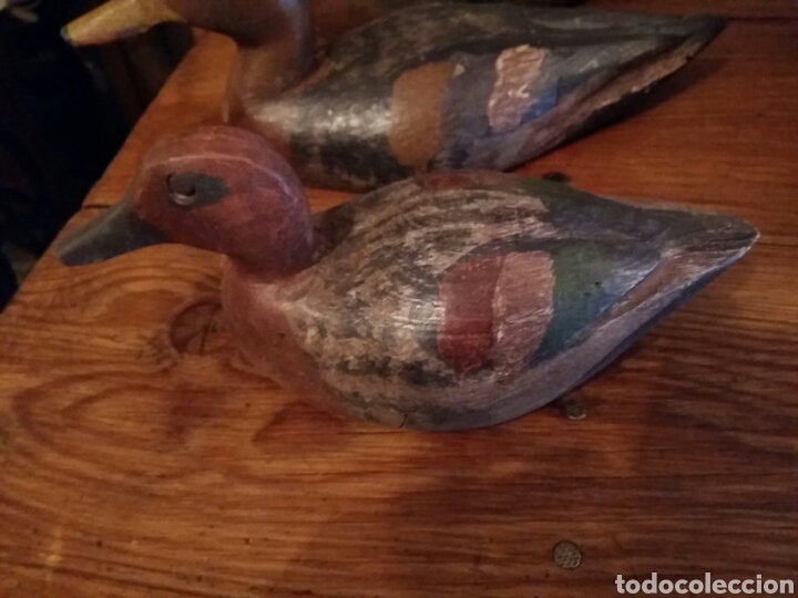 Antig&uuml;edades: Pato de madera peque&ntilde;o - Foto 5