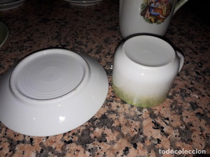 Antig&uuml;edades: antiguo juego de cafe, efectos anacarados - Foto 9