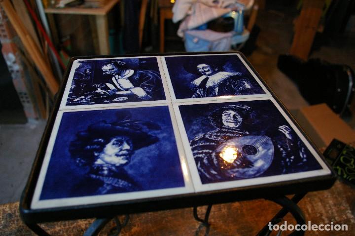 Antig&uuml;edades: Veladores de forja y ceramica - Foto 5