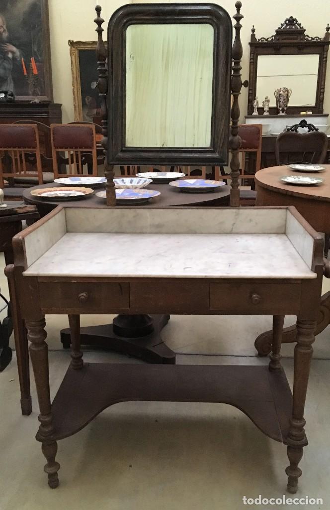 Antig&uuml;edades: MESA DE MAQUILLAJE CON ESPEJO - Foto 2