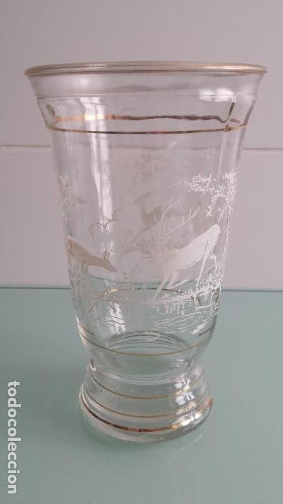 Antiques: Vaso Vidrio La Industria Asturias