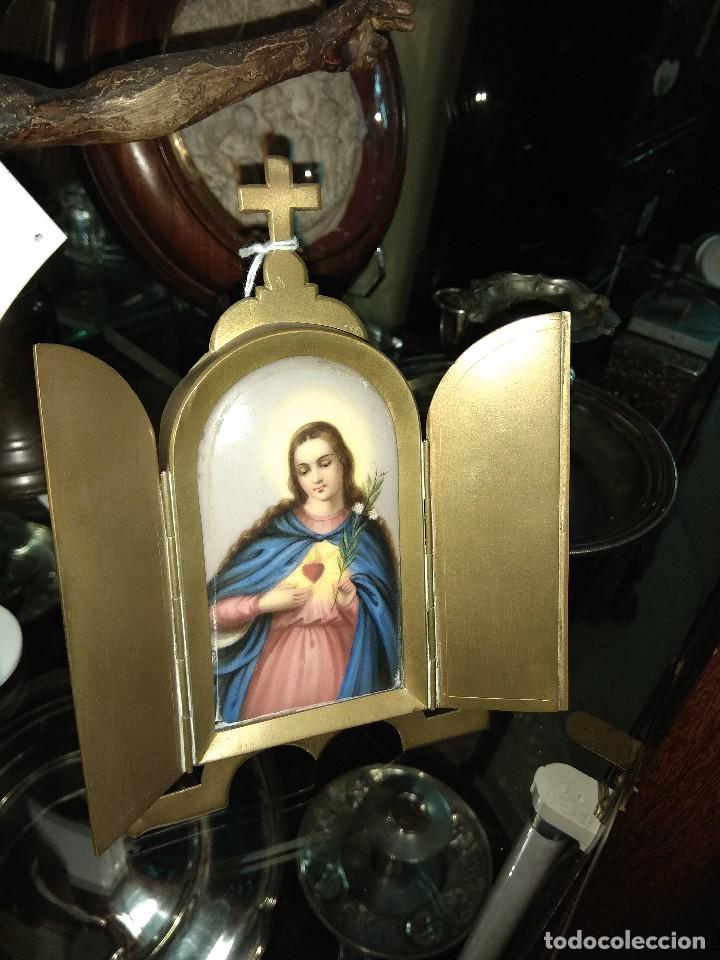 Antig&uuml;edades: Capilla Esmalte Sagrado Coraz&oacute;n de Mar&iacute;a - Foto 1