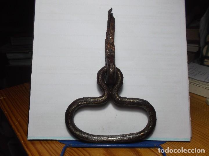Antig&uuml;edades: TIRADILLO DE HIERRO PARA POTON. - Foto 1