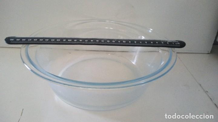 Antiques: CRISTAL DE PUERTA DE LAVADORA(1), LA USAMOS COMO FUENTE GRANDE PARA ENSALADAS, RESISTENTE AL CALOR