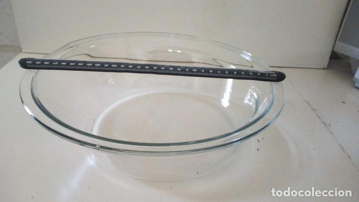 Antiques: CRISTAL DE PUERTA DE LAVADORA(3), LA USAMOS COMO FUENTE GRANDE PARA ENSALADAS, RESISTENTE AL CALOR