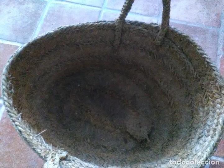 Antig&uuml;edades: Cesto de esparto ,,,, - Foto 2