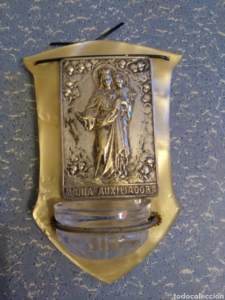 Antig&uuml;edades: Benditera Virgen Maria Auxiliadora - Foto 3