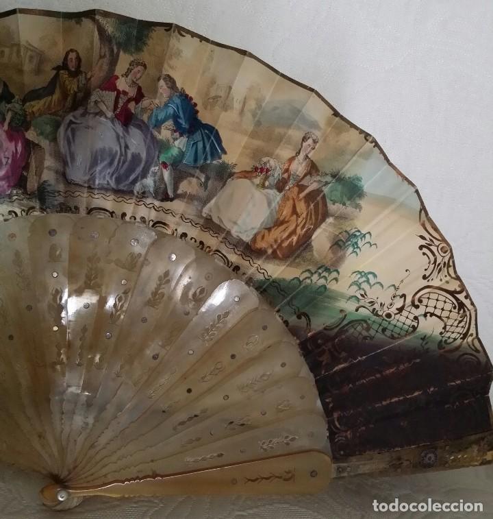 Antig&uuml;edades: ABANICO ANTIGUO S XIX - Foto 5