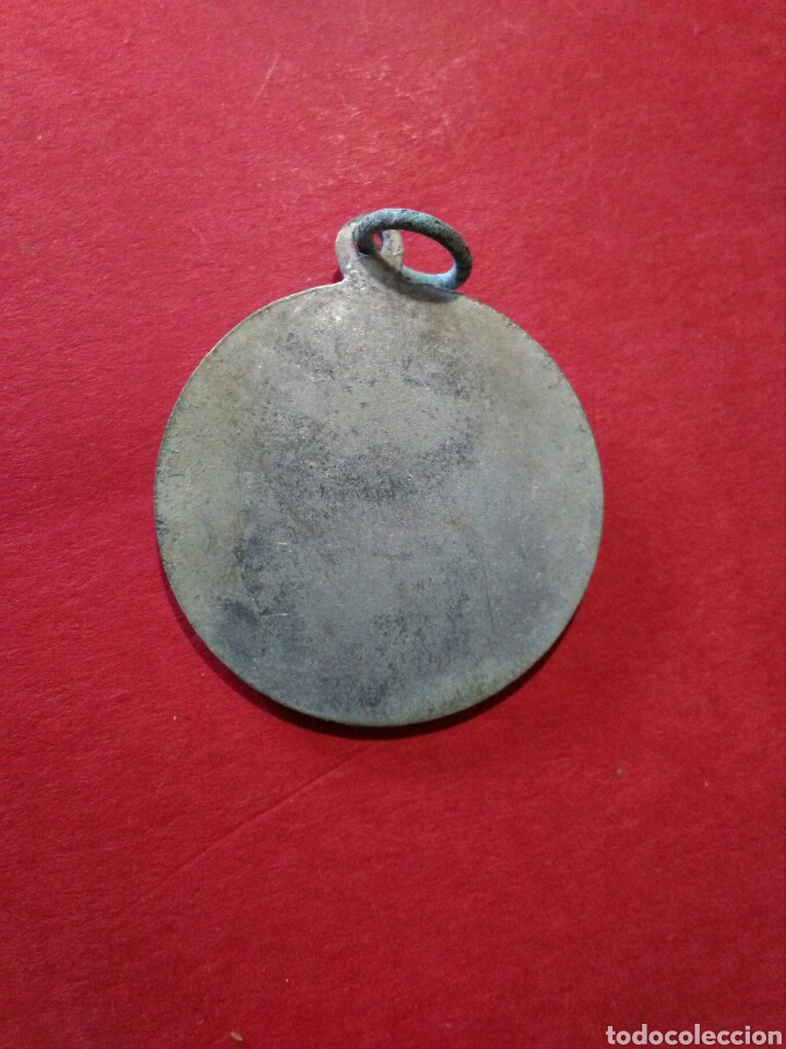 Antig&uuml;edades: MEDALLA DE SAN CRISTOBAL. 2,5 CM. - Foto 2