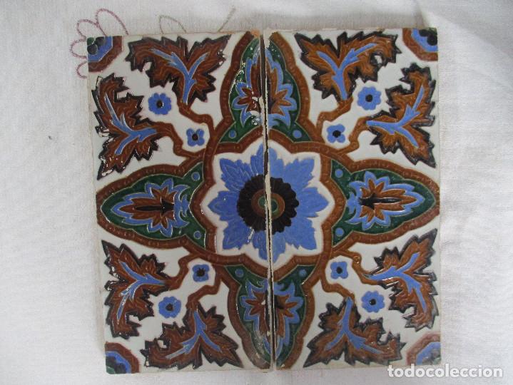 Antig&uuml;edades: Pareja de azulejos Ramos Rejano - Foto 1