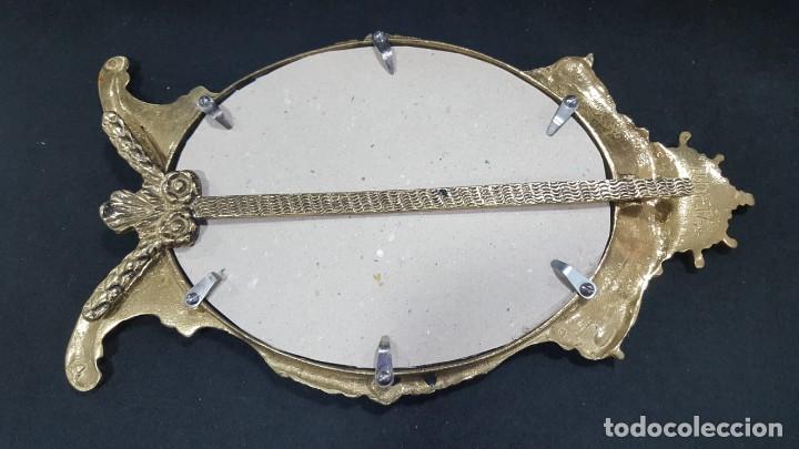 Antig&uuml;edades: ESPEJO DE MESA BARROCO DE BRONCE - Foto 3