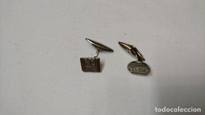 Antig&uuml;edades: ANTIGUOS GEMELOS PLATEADOS - Foto 2