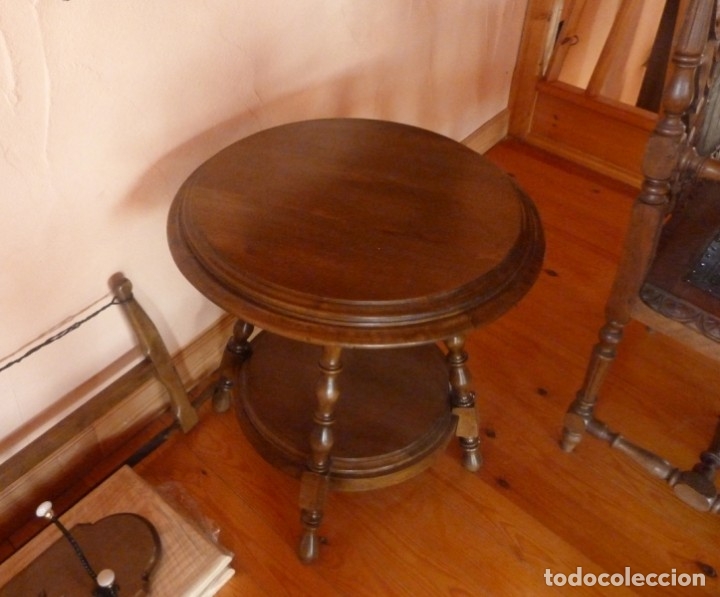 Antig&uuml;edades: Mesa antgua redonda de estilo franc&eacute;s - Foto 3