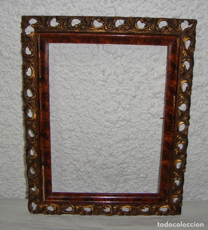 Antig&uuml;edades: Antiguo marco de madera. - Foto 1