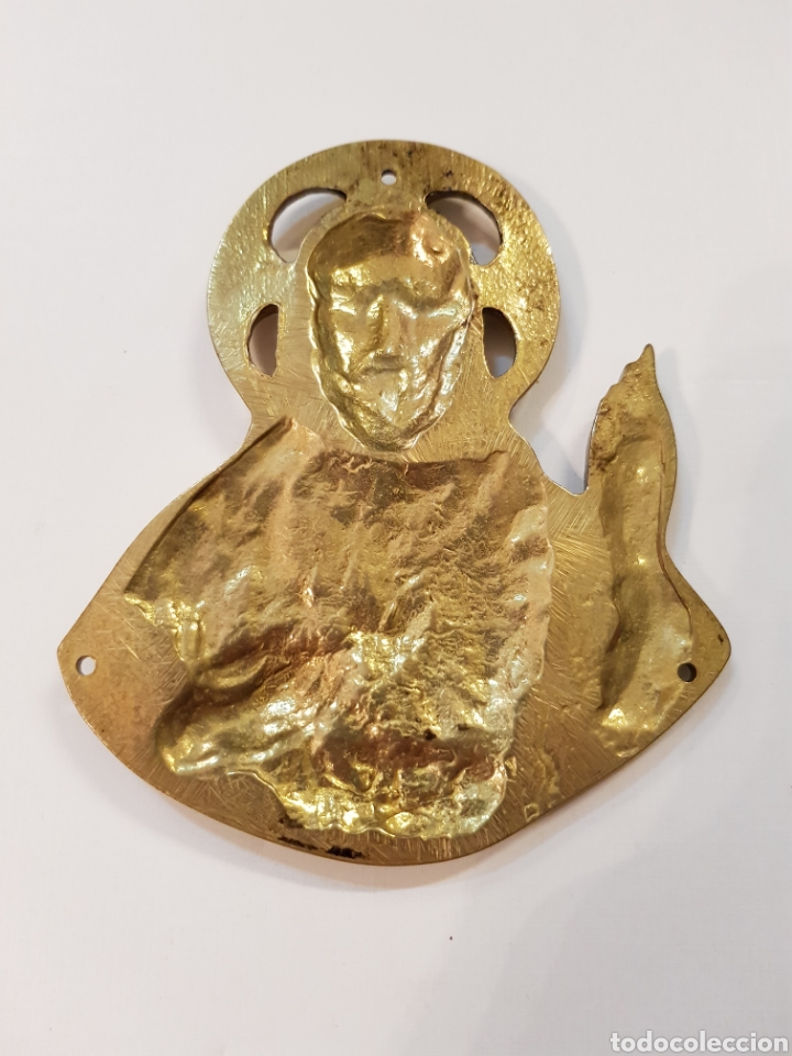 Antig&uuml;edades: SAGRADO CORAZON EN BRONCE - Foto 2