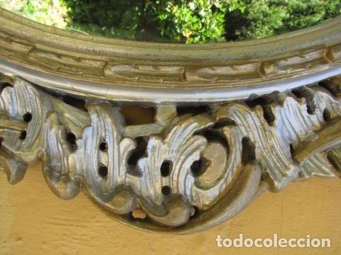 Antig&uuml;edades: Espejo en plata y oro. Antiguo - Foto 2
