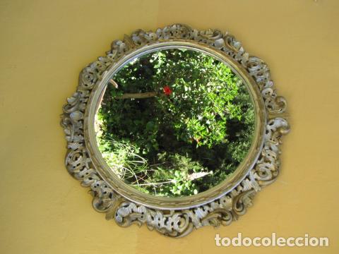 Antig&uuml;edades: Espejo en plata y oro. Antiguo - Foto 9