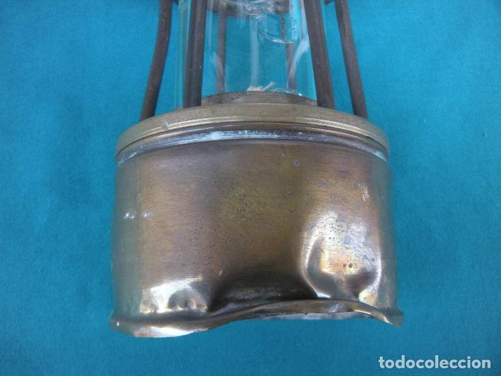 Antig&uuml;edades: ANTIGUA L&Aacute;MPARA DE MINERO. - Foto 2