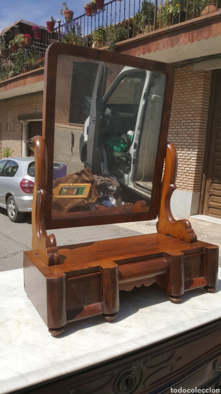 Antig&uuml;edades: Tocador de nogal - Foto 4