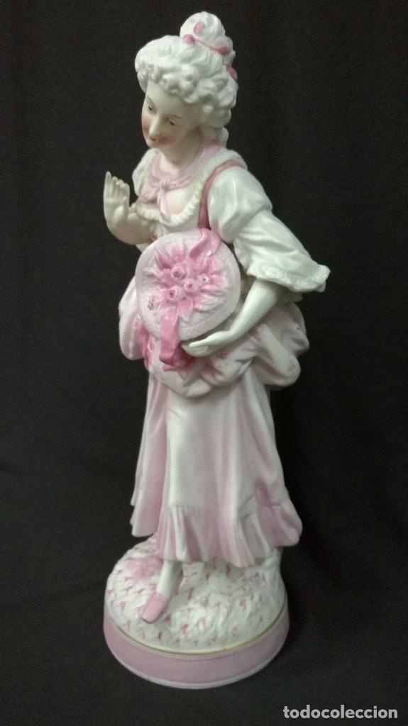 Antig&uuml;edades: FIGURA DE PORCELANA DE BISCUIT - Foto 4