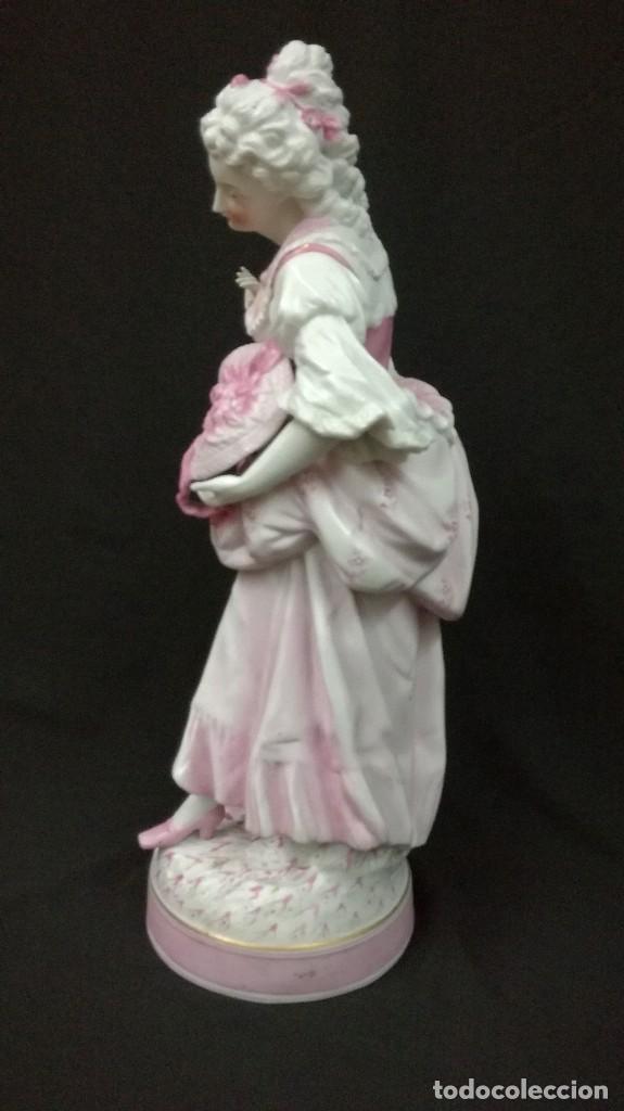 Antig&uuml;edades: FIGURA DE PORCELANA DE BISCUIT - Foto 5