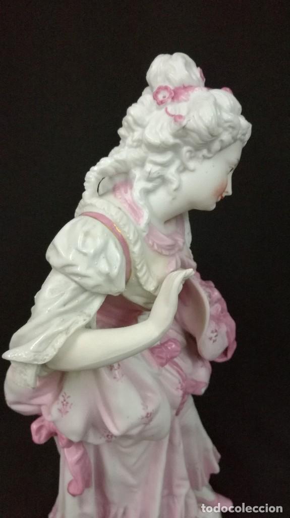 Antig&uuml;edades: FIGURA DE PORCELANA DE BISCUIT - Foto 7