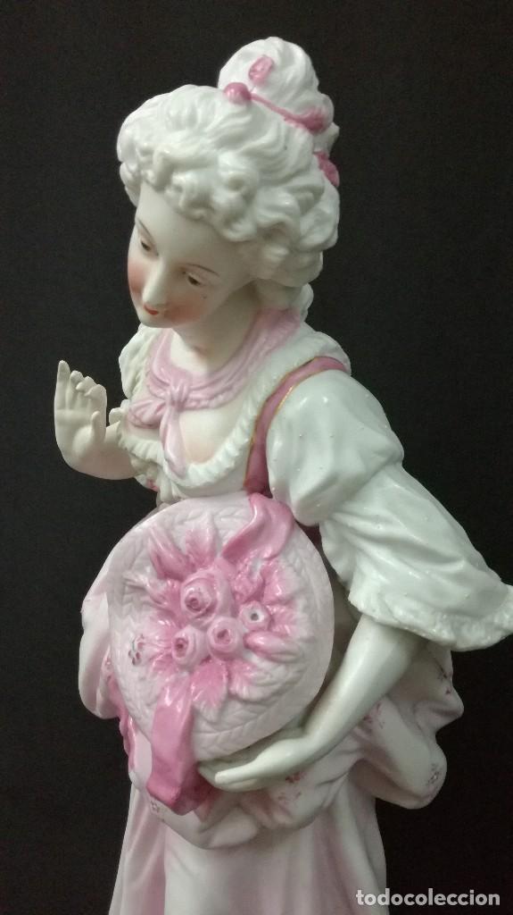Antig&uuml;edades: FIGURA DE PORCELANA DE BISCUIT - Foto 8