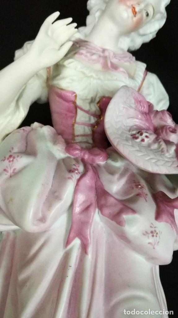 Antig&uuml;edades: FIGURA DE PORCELANA DE BISCUIT - Foto 9