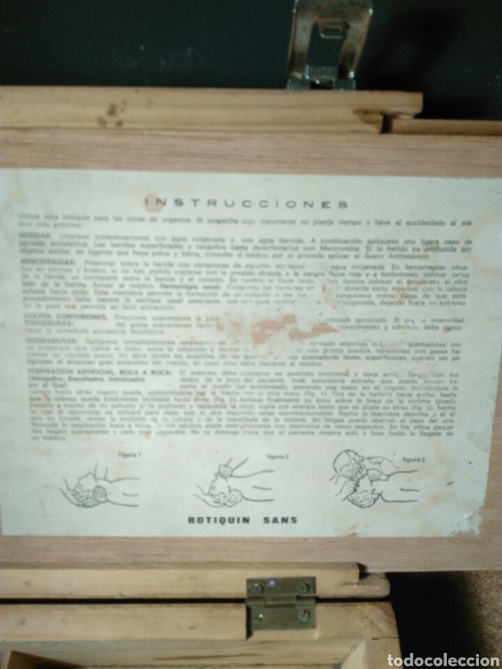 Antig&uuml;edades: Botiquin antiguo sans - Foto 7