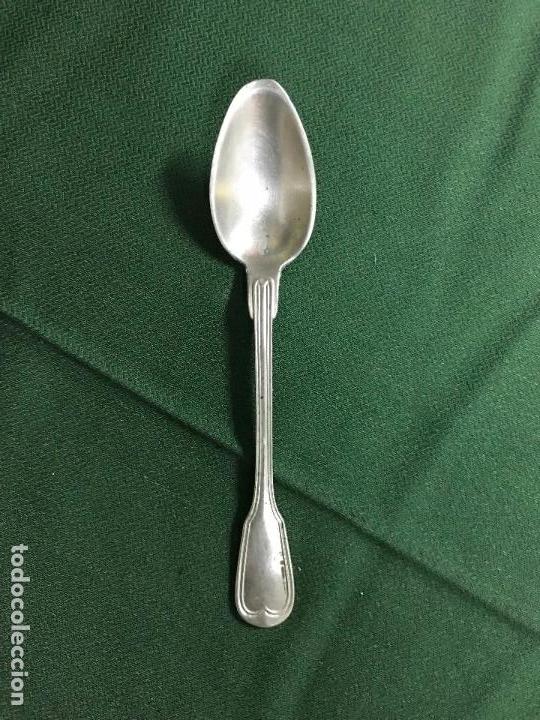 Antig&uuml;edades: Cucharilla de postre de plata - Foto 1