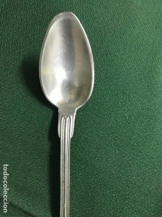 Antig&uuml;edades: Cucharilla de postre de plata - Foto 2