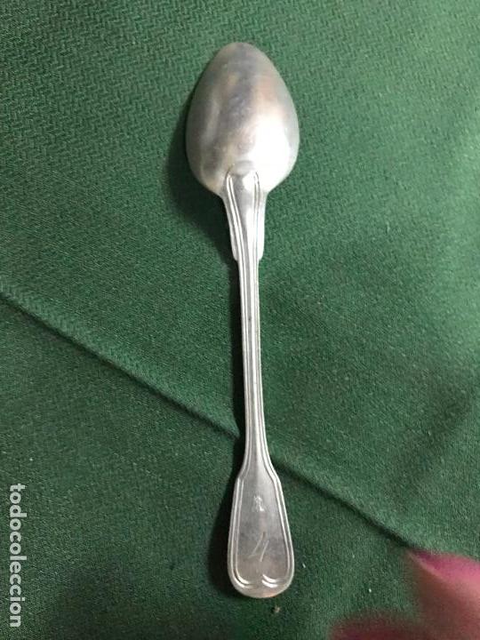Antig&uuml;edades: Cucharilla de postre de plata - Foto 4