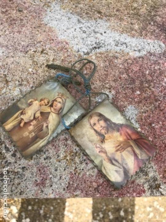 Antig&uuml;edades: Escapulario de cama, - Foto 1