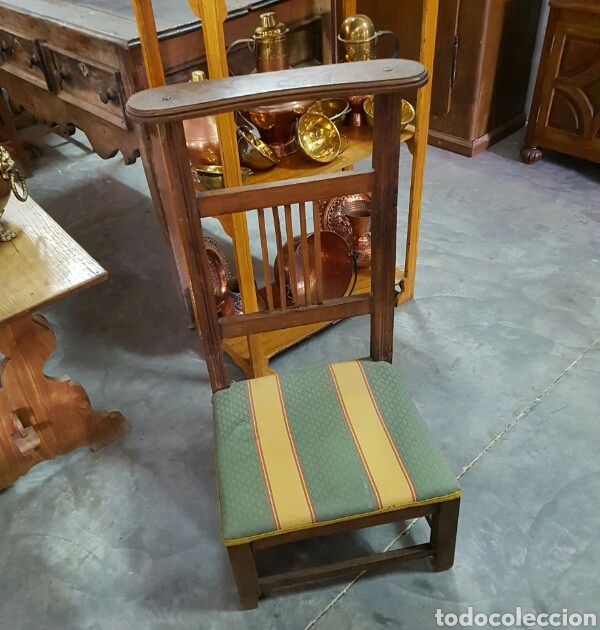 Antig&uuml;edades: antiguo reclinatorio restaurado madera maciza - Foto 1