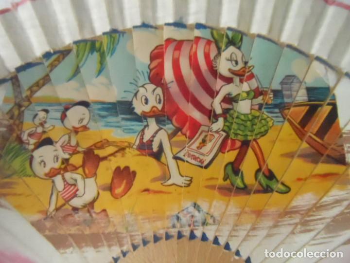 Antig&uuml;edades: abanico a&ntilde;o 1960 daisy disney - Foto 2