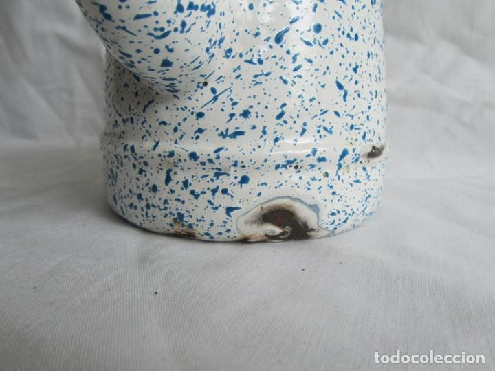 Antig&uuml;edades: Cafetera de hierro con esmalte de porcelana - Foto 9