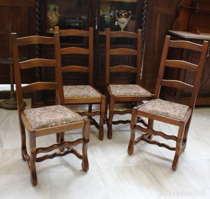 Antig&uuml;edades: 4 sillas provenzal. REF. 6239 - Foto 2